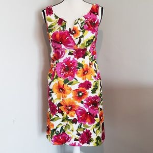 Ronni Nicole | Floral Print | White | Sleeveles